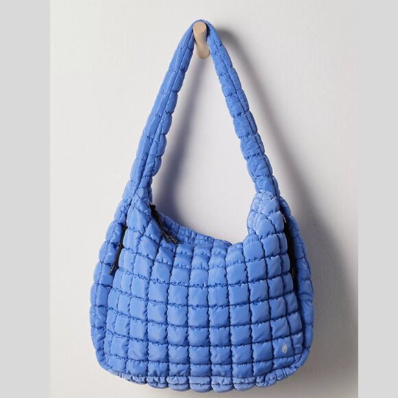 FP Movement by Free People Handbags - Quilted Carryall Bag color Blueberry
